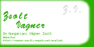zsolt vagner business card