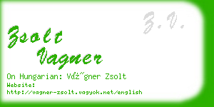 zsolt vagner business card